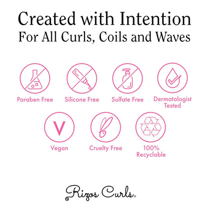 Rizos Curls Detangling Flexi Brush for Curly & Coily Hair – Reduce Breakage & Add Shine, Pink Avelisse
