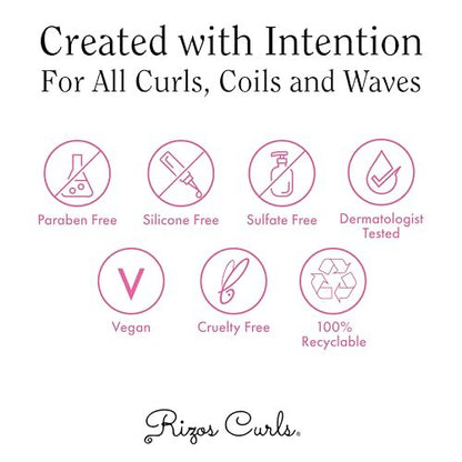 Rizos Curls Detangling Flexi Brush for Curly & Coily Hair – Reduce Breakage & Add Shine, Pink Avelisse