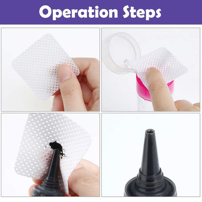 400-Piece Non-Woven Eyelash Extension Glue Remover Wipes – Cleaner for Lash Adhesive & Nail Polish