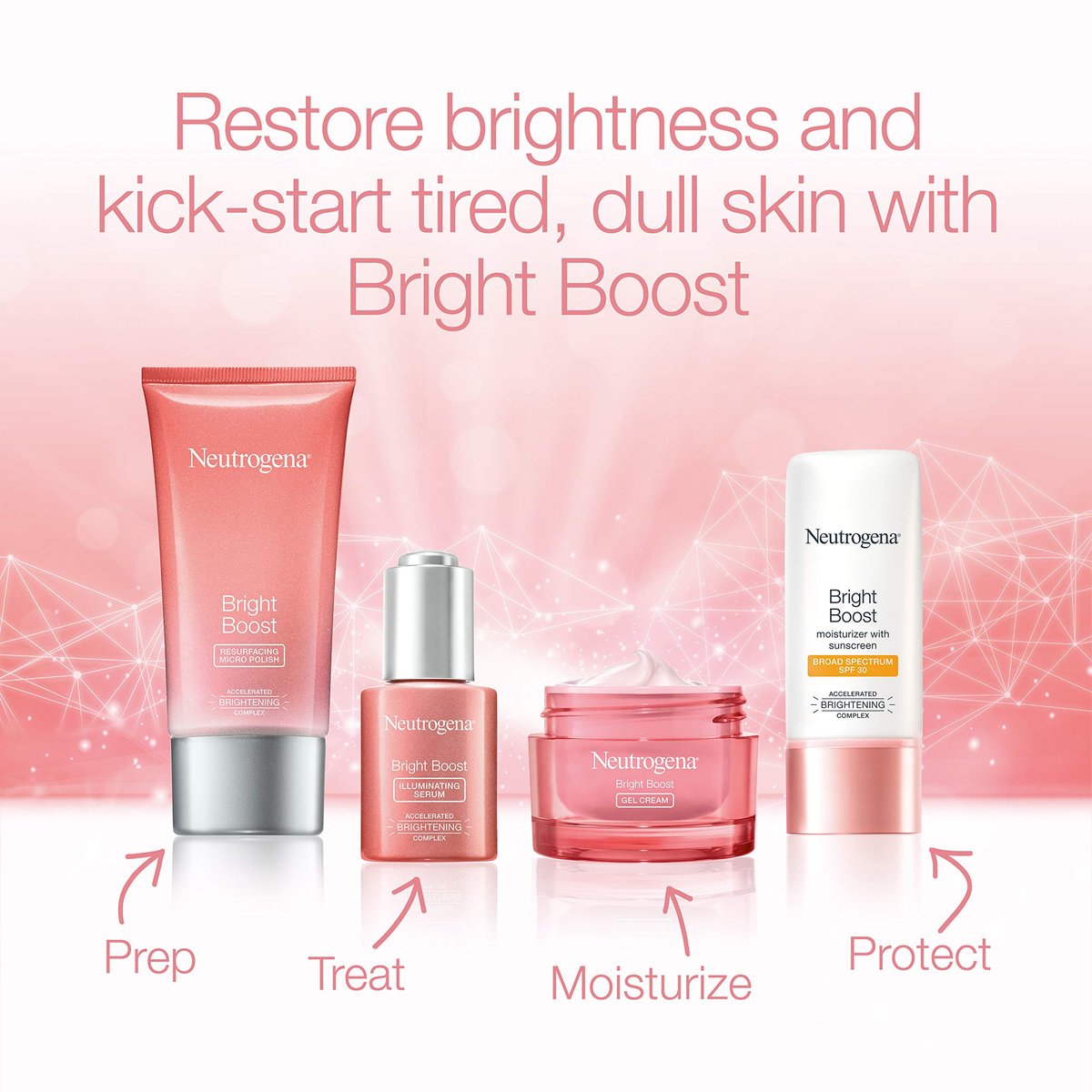 Neutrogena Bright Boost Brightening Gel Moisturizer with Neoglucosamine - 1.7 oz Avelisse