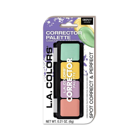 L.A. COLORS Corrector Palette - Black (Carded) CBCP277 | Vegan & Cruelty-Free Concealer Palette