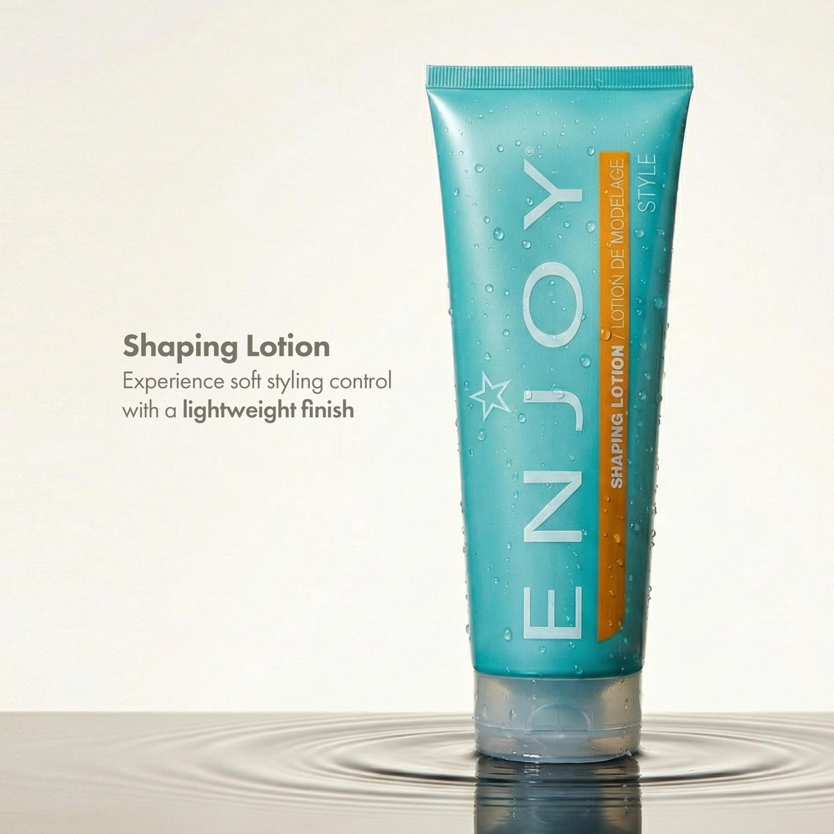 Enjoy Shaping Lotion - Lightweight Flexible Styling Cream for Curls, Texture & Natural Movement, Soft Shine & Bouncy Hold, 8 oz Avelisse