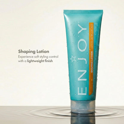 Enjoy Shaping Lotion - Lightweight Flexible Styling Cream for Curls, Texture & Natural Movement, Soft Shine & Bouncy Hold, 8 oz Avelisse