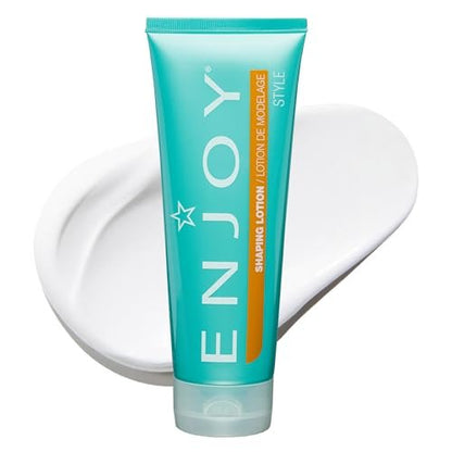 Enjoy Shaping Lotion - Lightweight Flexible Styling Cream for Curls, Texture & Natural Movement, Soft Shine & Bouncy Hold, 8 oz Avelisse