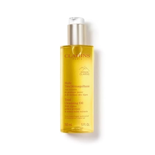 Clarins Total Cleansing Oil - Gentle Makeup Remover for Face, Eyes & Lips, 5 Fl Oz Avelisse
