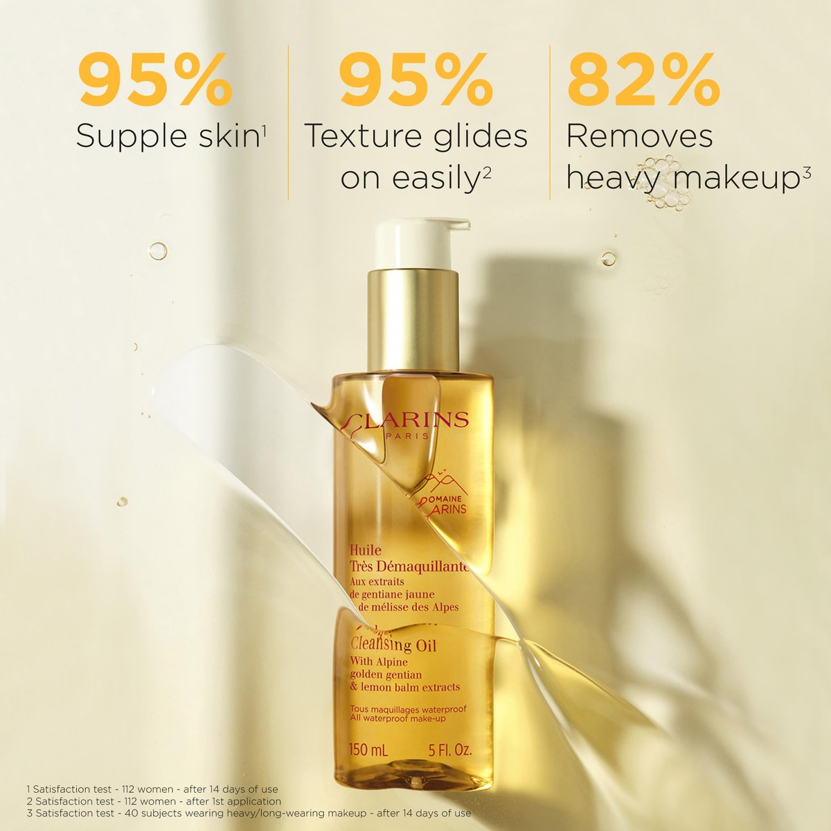 Clarins Total Cleansing Oil - Gentle Makeup Remover for Face, Eyes & Lips, 5 Fl Oz Avelisse