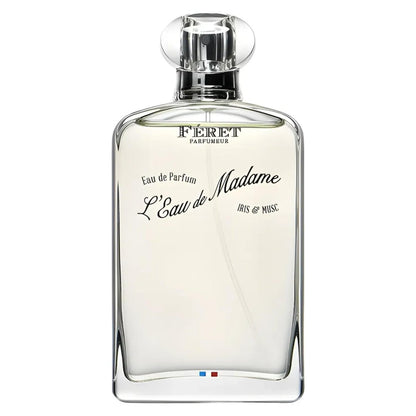 Feret Parfumeur L’Eau de Madame Eau de Parfum – Luxury French Fragrance for Women – Powdery Floral Perfume with Iris & Musk – Long-Lasting, Made in France, 100ml