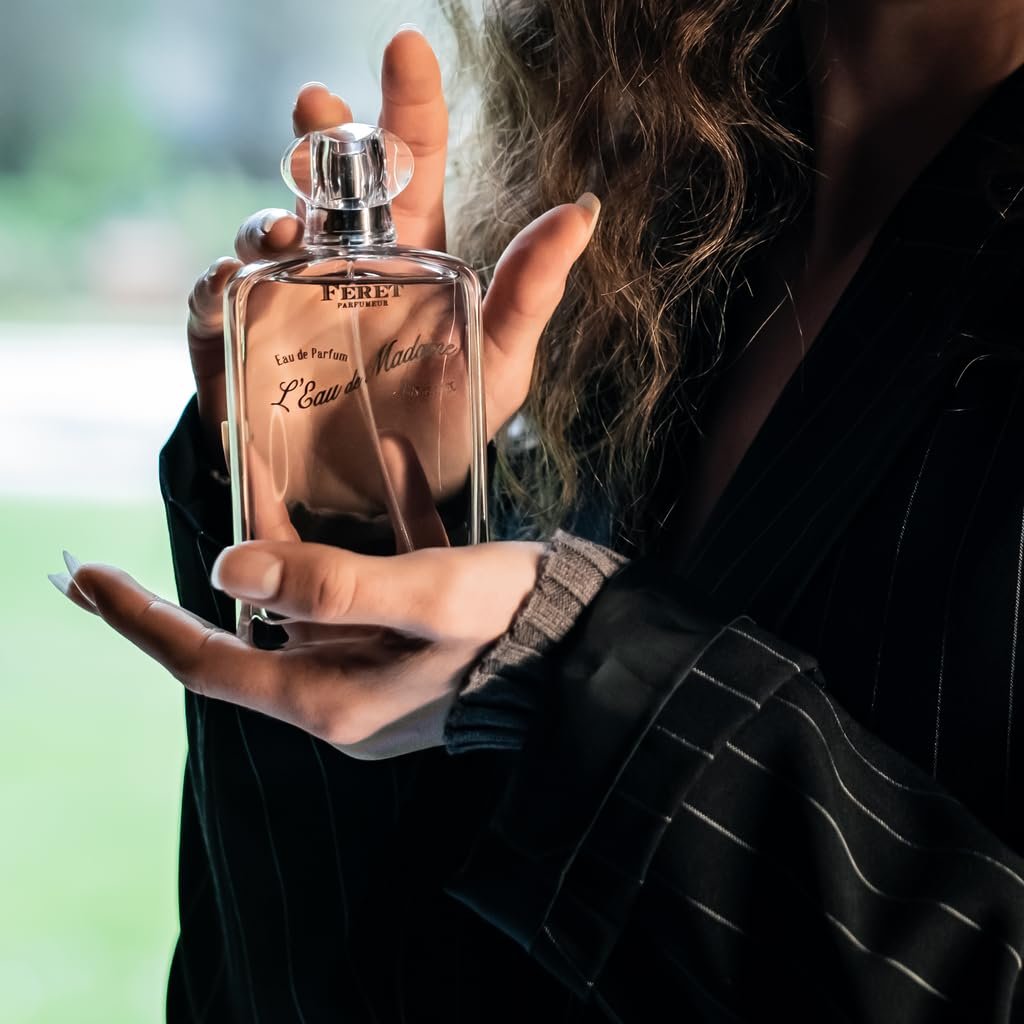 Feret Parfumeur L’Eau de Madame Eau de Parfum – Luxury French Fragrance for Women – Powdery Floral Perfume with Iris & Musk – Long-Lasting, Made in France, 100ml - görsel 16