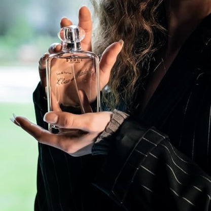 Feret Parfumeur L’Eau de Madame Eau de Parfum – Luxury French Fragrance for Women – Powdery Floral Perfume with Iris & Musk – Long-Lasting, Made in France, 100ml