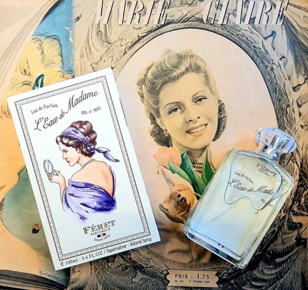 Feret Parfumeur L’Eau de Madame Eau de Parfum – Luxury French Fragrance for Women – Powdery Floral Perfume with Iris & Musk – Long-Lasting, Made in France, 100ml - görsel 14