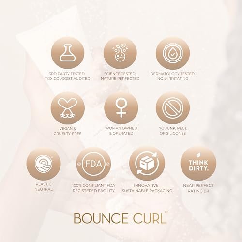 Bounce Curl Super Smooth Cream Conditioner - Lightweight Hydrating Conditioner with Aloe & Safflower Oil for Fine & Medium Hair - Color Safe & Vegan (8 oz) Avelisse