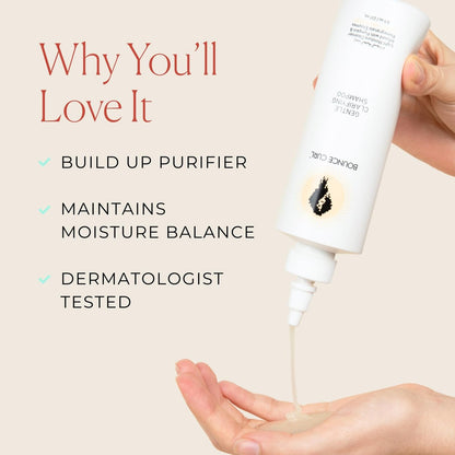 Bounce Curl Enzyme Gentle Clarifying Shampoo - Berry, 8 oz Avelisse