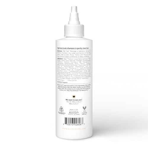 Bounce Curl Enzyme Gentle Clarifying Shampoo - Berry, 8 oz Avelisse