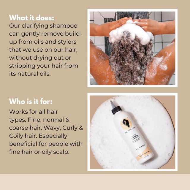 Bounce Curl Enzyme Gentle Clarifying Shampoo - Berry, 8 oz Avelisse