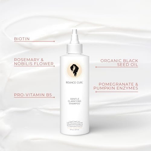 Bounce Curl Enzyme Gentle Clarifying Shampoo - Berry, 8 oz Avelisse