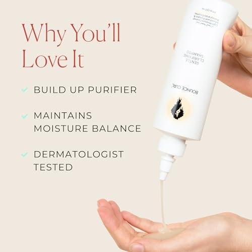Bounce Curl Enzyme Gentle Clarifying Shampoo - Berry, 8 oz Avelisse