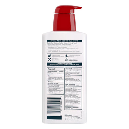 Eucerin Eczema Relief Cream Body Wash - Soothing Body Wash with Colloidal Oatmeal, Ceramide-3 & Licorice Root Extract, 13.5 Fl Oz Avelisse