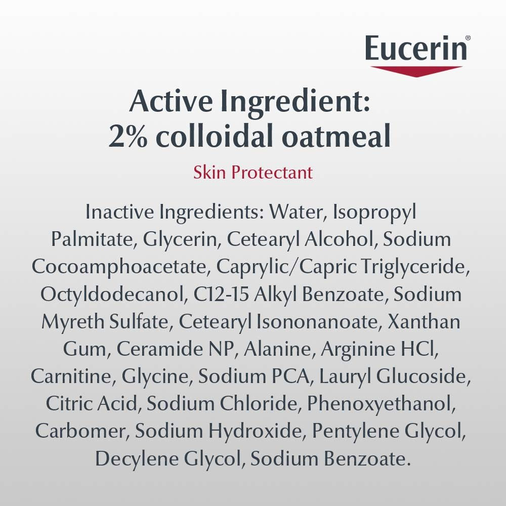 Eucerin Eczema Relief Cream Body Wash - Soothing Body Wash with Colloidal Oatmeal, Ceramide-3 & Licorice Root Extract, 13.5 Fl Oz Avelisse
