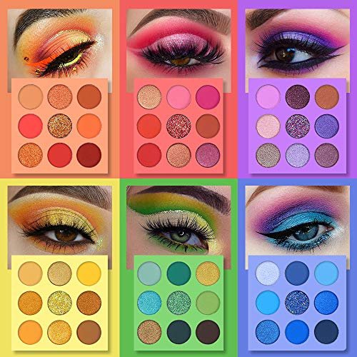 UCANBE 54 Colors Splashy Candies Eyeshadow Palette - Highly Pigmented Matte, Shimmer & Glitter Rainbow Eyeshadow - Long Lasting, Waterproof, Blendable Makeup Palette - görsel 4