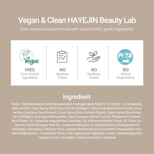 HAYEJIN RiceFila Milk Toner for Glass Skin – 2-in-1 Hydrating Korean Rice Toner with Niacinamide, 8 Hyaluronic Acids & 6 Peptides – Dual Phase Lightweight Rice Bran Facial Toner 5.07 fl oz Avelisse
