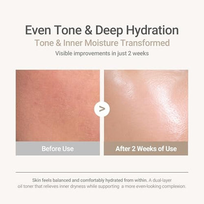 HAYEJIN RiceFila Milk Toner for Glass Skin – 2-in-1 Hydrating Korean Rice Toner with Niacinamide, 8 Hyaluronic Acids & 6 Peptides – Dual Phase Lightweight Rice Bran Facial Toner 5.07 fl oz Avelisse