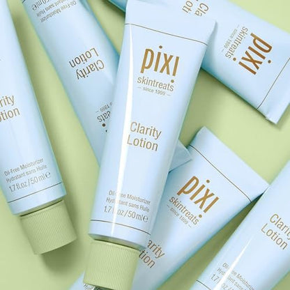 Pixi Clarity Lotion - Oil-Free, Pore Minimizing Moisturizer with Hydrating & Shine-Free Finish, Lightweight Water-Based Formula, 1.70 fl oz