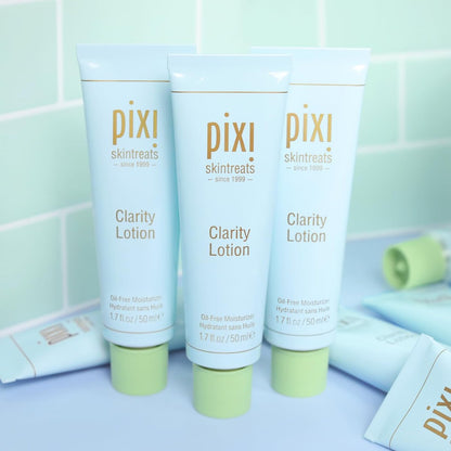 Pixi Clarity Lotion - Oil-Free, Pore Minimizing Moisturizer with Hydrating & Shine-Free Finish, Lightweight Water-Based Formula, 1.70 fl oz