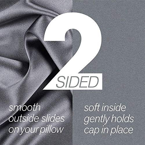 Stay On Satin Satin Edge Bonnet - Black - Premium Satin Shower Cap for Hair Protection - görsel 8