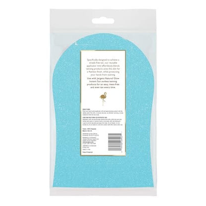 Jergens Natural Glow Body Applicator Mitt – Reusable Tanning Glove for Flawless, Streak-Free Self-Tanning
