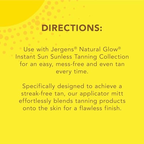 Jergens Natural Glow Body Applicator Mitt – Reusable Tanning Glove for Flawless, Streak-Free Self-Tanning - görsel 12