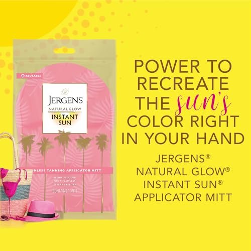 Jergens Natural Glow Body Applicator Mitt – Reusable Tanning Glove for Flawless, Streak-Free Self-Tanning - görsel 6