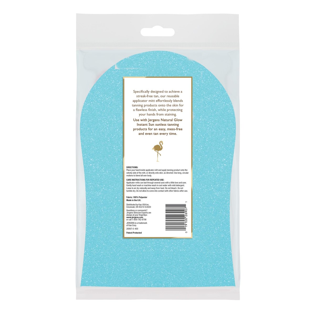 Jergens Natural Glow Body Applicator Mitt – Reusable Tanning Glove for Flawless, Streak-Free Self-Tanning - görsel 13