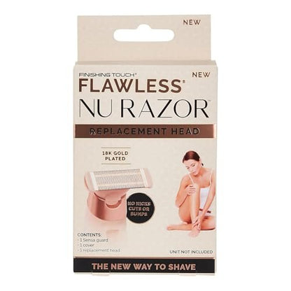 Finishing Touch Flawless Nu Razor Replacement Blades, Rose Gold, 3 Count