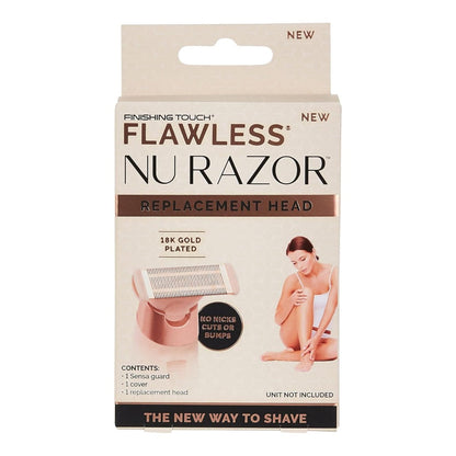 Finishing Touch Flawless Nu Razor Replacement Blades, Rose Gold, 3 Count