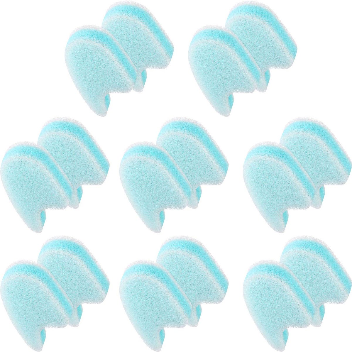 Mudder 16-Piece Foam Toe Spacers for Women & Men – 3-Layer Toe Separators for Overlapping Toes, Hammer Toe Relief & Corn Prevention - görsel 1