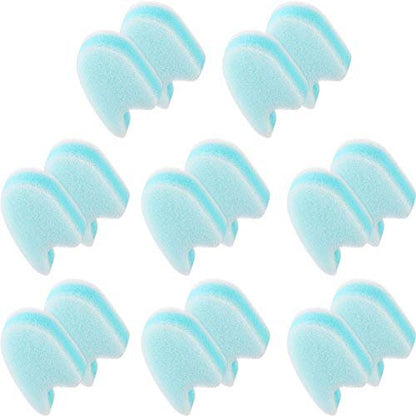 Mudder 16-Piece Foam Toe Spacers for Women & Men – 3-Layer Toe Separators for Overlapping Toes, Hammer Toe Relief & Corn Prevention