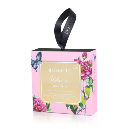 Spongelle Botanica Rosa Rose - Infused Bath Sponge, 16 oz