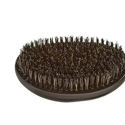Red by Kiss 360 Power Wave X Bow Wow Premium Boar Bristles Palm Brush - Medium-Hard