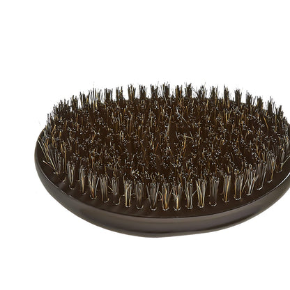 Red by Kiss 360 Power Wave X Bow Wow Premium Boar Bristles Palm Brush - Medium-Hard