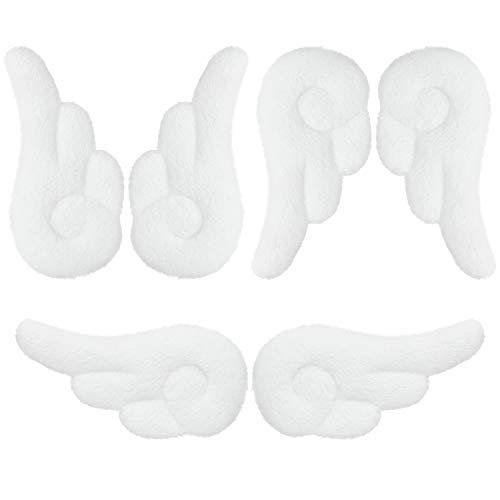 WILLBOND 3 Pairs Angel Hair Clips - Christmas Cute Leather Hair Barrettes for Women and Girls - görsel 2