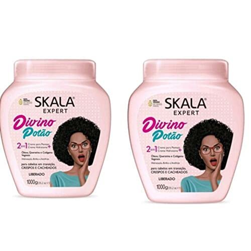 SKALA 2 Pack Divino Potao Hair Cream 32 oz – Deep Conditioning & Moisturizing Treatment Avelisse