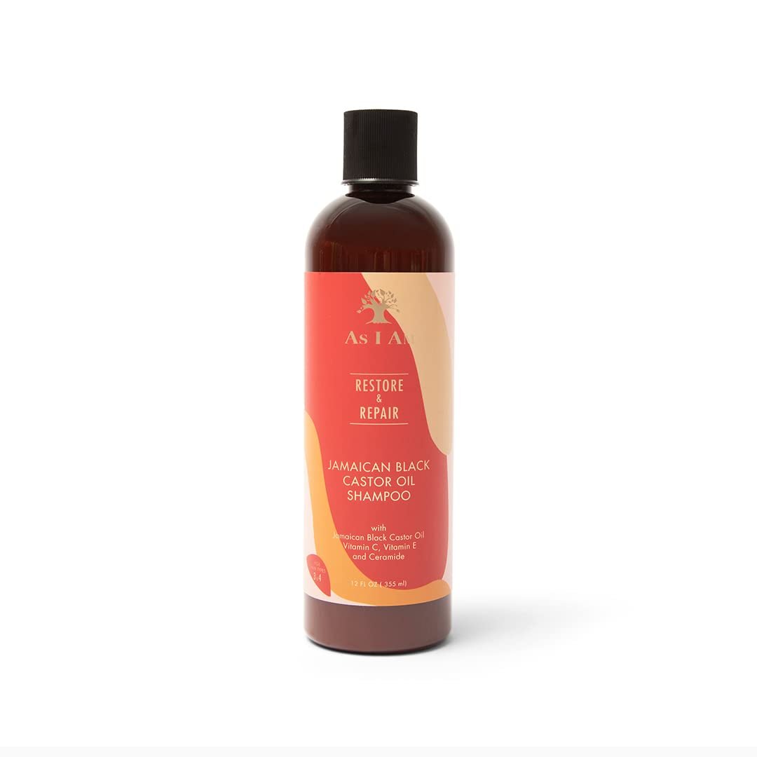 As I Am Jamaican Black Castor Oil Shampoo - Sulfate-Free Moisturizing Shampoo for Hair Growth & Scalp Health, 355ml - görsel 1