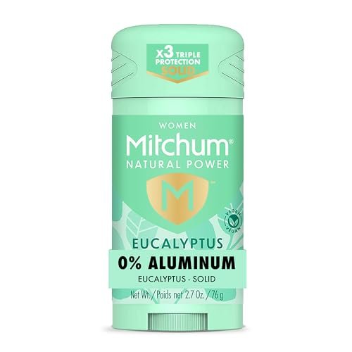Mitchum Women’s Natural Power Deodorant Solid – Eucalyptus – 24-Hour Protection – Vegan, 2.7 oz - görsel 2