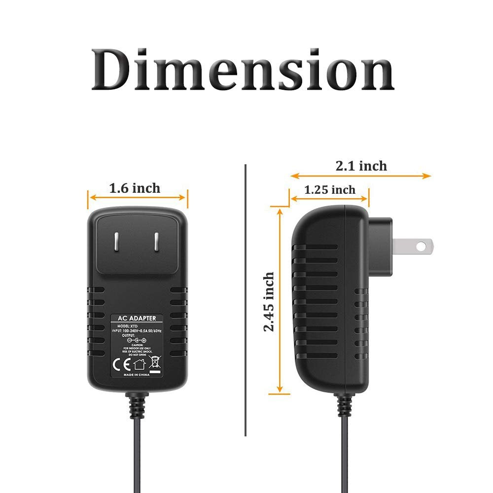 vhbw 2V Replacement Charger Power Cord for Wahl Shaver, Trimmer, and Clipper Models 8061, 8163, 8786-1001, 7367, 7357, 7029, 7060, 7035, 7339, 7356, 4000, 5-Star Series Avelisse