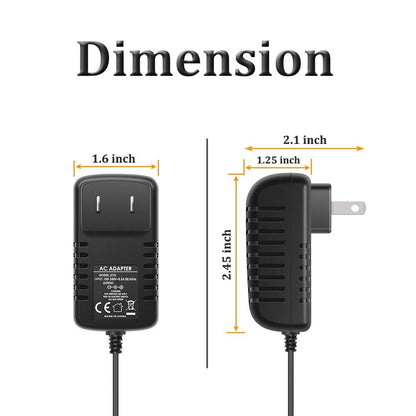 vhbw 2V Replacement Charger Power Cord for Wahl Shaver, Trimmer, and Clipper Models 8061, 8163, 8786-1001, 7367, 7357, 7029, 7060, 7035, 7339, 7356, 4000, 5-Star Series Avelisse