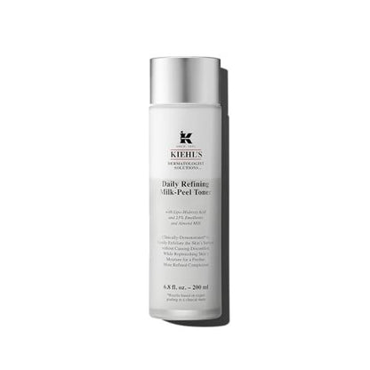 Kiehl's Daily Refining Milk-Peel Toner - Gentle Exfoliating Facial Toner with Lipo-Hydroxy Acid & Almond Milk, 6.8 fl oz Avelisse