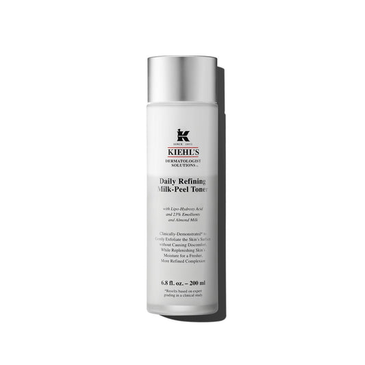 Kiehl's Daily Refining Milk-Peel Toner - Gentle Exfoliating Facial Toner with Lipo-Hydroxy Acid & Almond Milk, 6.8 fl oz Avelisse
