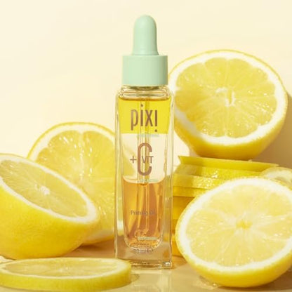 Pixi Beauty +C Vit Priming Oil | Nourishing Vitamin C Facial Oil for Balanced, Radiant Skin & Flawless Makeup Base | 1 fl oz Avelisse