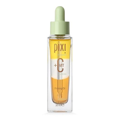 Pixi Beauty +C Vit Priming Oil | Nourishing Vitamin C Facial Oil for Balanced, Radiant Skin & Flawless Makeup Base | 1 fl oz Avelisse