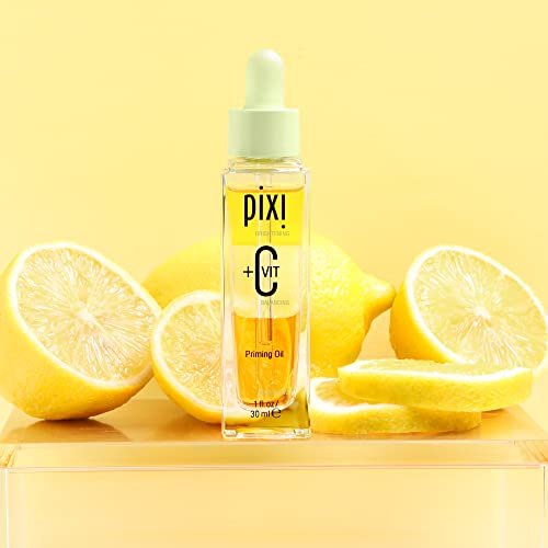 Pixi Beauty +C Vit Priming Oil | Nourishing Vitamin C Facial Oil for Balanced, Radiant Skin & Flawless Makeup Base | 1 fl oz Avelisse